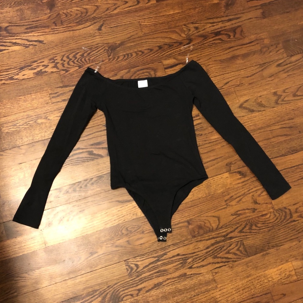 Off the shoulder body suit